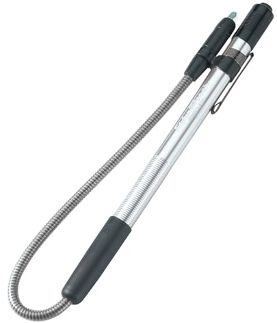 Streamlight 65616 Stylus Reach Pen Light with Flexible 7-Inch Extension Cable, Silver with Blue LED
