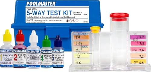 Poolmaster Basic 22260 - Kit de prueba de agua, 5 categorías de prueba, con caja