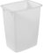Rubbermaid Commercial Products Rubbermaid Small Kitchen Bathroom Trash Can, Under-Sink Waste Basket, Plastic, White, 9 Gallons, 1 Count (Pack of 1)