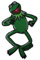 alles-meine.de GmbH Kermit 6,1 cm * 9,8 cm Aufnäher Applikation Bügelbild Patch der Frosch The