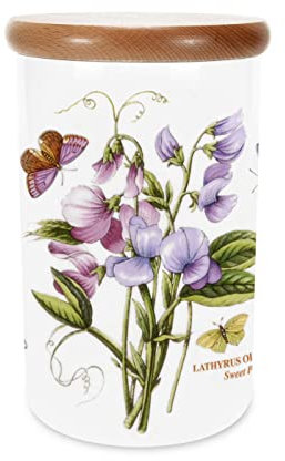 Portmeirion Home & Gifts BGIA48030 Airtight Storage Jar, Earthenware, Multi-Colour Colour, 20cm