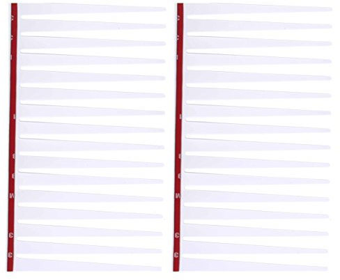 Cils blancs pour voiture (paire de 2 cils) - Bande de colle longue durée (marque 3M), haute qualité
