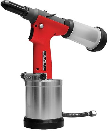 Rivit RIV503 Rivettatrice Oleopneumatica per Rivetti a Strappo Standard, in Tutte le Leghe, Fino al 4.8 mm/6.0 mm Solo Alluminio