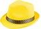 Chapeau borsaline jaune pour adulte