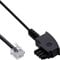InLine 18620 TAE-F Kabel für DSL Splitter, TAE-F Stecker an Western 6/2 DEC Stecker, 20m