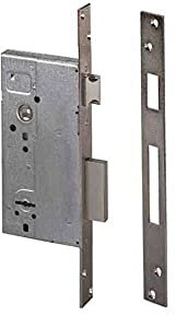Cisa 57211 Serratura da Infilare, Doppia Mappa, bianco, Dimensioni 170x76 mm. Entrata 50 mm