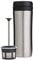 ESPRO Reise-French Press Travel Press, Mini Coffee Maker mit Thermo-Funktion, Edelstahl, Kaffee, to go, 350ml, edelstahl