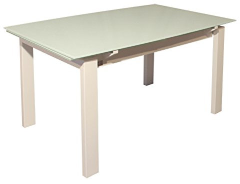 RR Design - Mesa Extensible Cristal Cocina salón Moderno 130 x 87 Oferta RR Design Erick Blanco