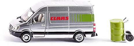 SIKU 1995, Claas Servicefahrzeug, 1:50, Metall/Kunststoff, Silber, Viele Funktionen