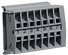 Steuerleitungsklemme 7x2,5qmm,2fa/TS35 KT07A 3250613900014 Hager