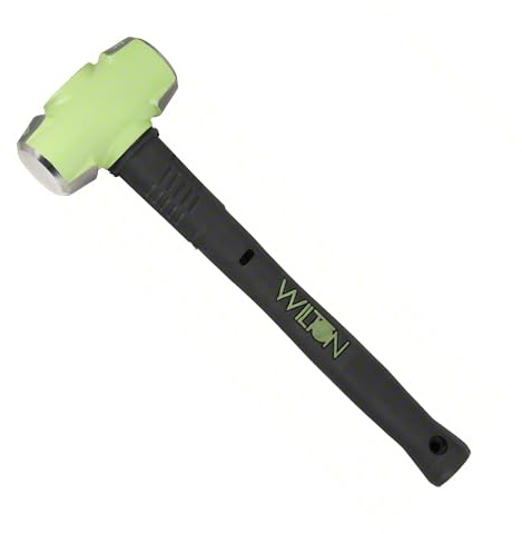 Wilton Sledge Hammer, 8 lb., 24 in, Rubber/Steel - 20824