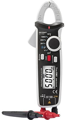 VOLTCRAFT VC-330 Stromzange digital CAT II 600 V, CAT III 300 V Anzeige (Counts): 2000