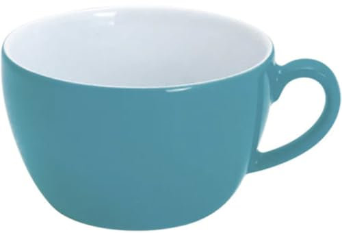 KAHLA 204708A72216C Pronto Colore Cappuccino-Obertasse 0,25 l ocean green|türkise Tasse aus Porzellan