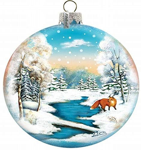 G. Debrekht Dekofigur Fuchs aus Glas, 8,9 cm