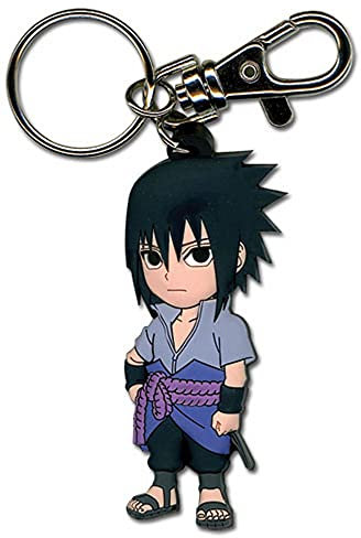 Great Eastern Divertissement 36696 Naruto Shippuden SD Sasuke PVC Porte-clés