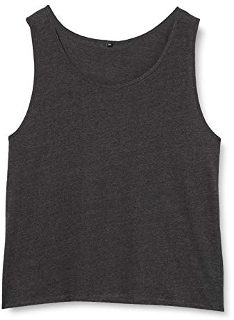 Build Your Brand Jersey Big Tank M,Charcoal (Heather)