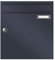 Moderner Briefkasten Max Knobloch Fargo 2 Briefkasten anthrazit S5010-7016 10 Liter Postkasten anthrazit-grau RAL 7016
