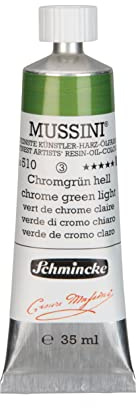 Schmincke - MUSSINI®, finest artist's resin oil colors, chrome green light - 35 ml