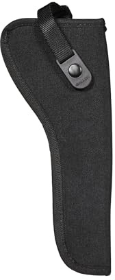 Allen Company Cortez Nylon Belt Holster with Sight Guard, Right-Hand, Black,10 - 7-8.5 BBL Double-Action Revolver