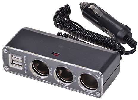 Filmer 36642 Steckdose 3-fach, 12 V, 2 x USB