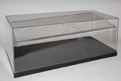 Unbekannt Acryl Vitrine für Modellauto 1/43 1/64 1/72 1/87 1/24 1/18 Modellcarsonline Modell Auto mit individiuellem Wunschkennzeichen