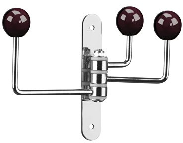 Premier Housewares 3 Hook Wall Hanger - Purple