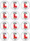 12x Personalised Hen Party L Plates 2 (5cm) PRE- CUT PREMIUM RICE PAPER Edible Cake Toppers