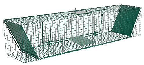 Drahtkorbfalle 120cm Käfigfalle Rattenfalle Doppeleingänge Lebendfalle Tierfalle