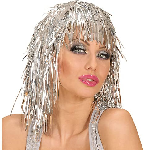 WIDMANN MILANO PARTY FASHION - Perücke Lametta, Disco Fever, Karneval