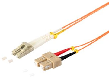 S/CONN maximum connectivity Duplex Patchkabel LC/SC 50/125µ OM2 2m