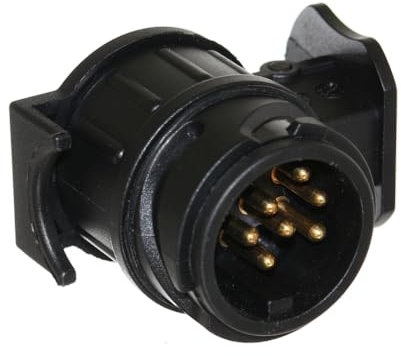 Old-Harvest 1 Anhänger Mini Adapter KFZ Eingang 13-polig auf 7 Pol mit Schutzkappe Stecker Neu