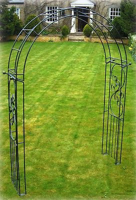 Poppy Forge Unique Design Premium Quality Metal Imperial traditional Garden Arch