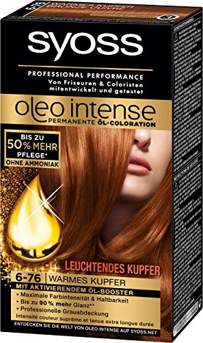 syoss Oleo Intense 6 – 76 Cálida Cobre (3 unidades, X 115 ml)