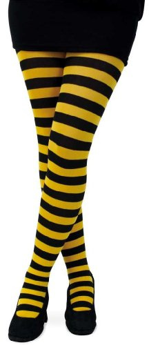 KarnevalsTeufel.de Strumpfhose, Biene oder Marienkäfer für Erwachsene, Kostümzubehör, Bienchen Käfer, Ideal für Karneval