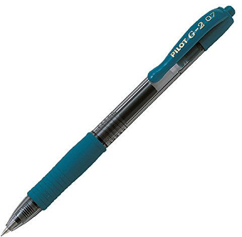 Pilot G207 Retractable Gel Rollerball 0.7 mm Tip (Single Pen) - Peacock Green
