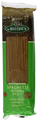 La Bio Idea Organic Whole Wheat Spaghetti 500 g (Pack of 12)