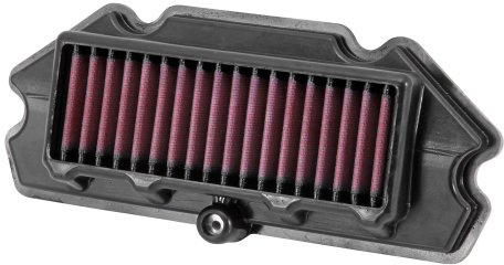 K&N KA-6512 Motorrad Tauschluftfilter | kompatibel mit Kawasaki EX650R Ninja 2012-2013 (KA-6512)