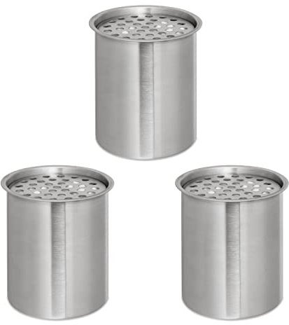 3 Edelstahl Dosen 0,45 l NEU Bio Ethanol Edelstahldose