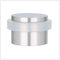 EVI Herrajes, Butée De Porte Adhésive, 35 x 19 mm, Caoutchouc Blanc En Silicone Naturel, Acier inoxydable Finition Mate, Fixation Simple, 100% fonctionnel, Mod. I-140 040140BAM