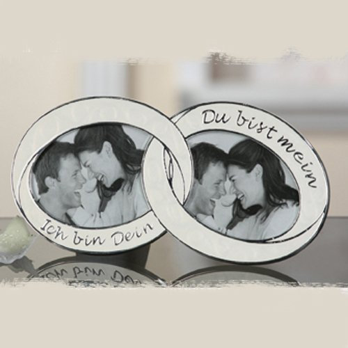Bilderrahmen Hochzeit creme Ich bin Dein-Du bist mein