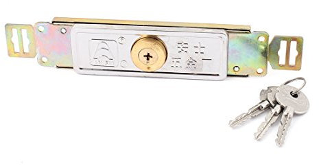 Sourcingmap Office Vertical Cross Rolling Shutter Door Lock Roller Latch w Keys