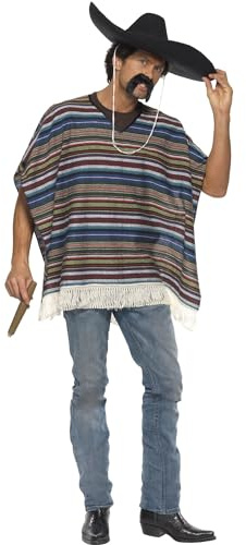 Smiffys Authentisch aussehender Poncho Halloween