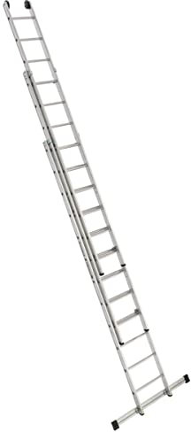 Euroline Alu-Schiebeleiter 3-teilig Nr. 303-3 x 12