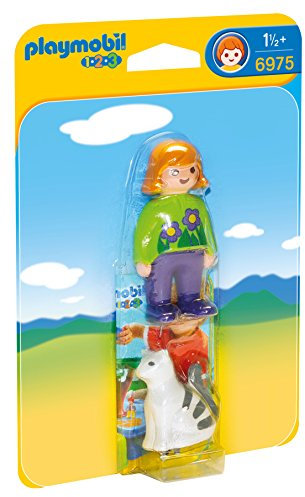 Playmobil 1.2.3. - 6975 - Femme avec Chat