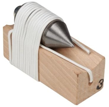Perel HE952300 Fil à Plomb sur Bloc-Pointu-300g, Multicolore