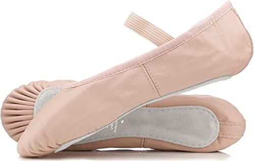 Roch Valley Ophelia Full Sole Pink Leather Ballet Shoes (Pink, 4)
