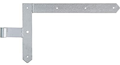 Alberts 313166 Tor-Winkelband | in den Ausführungen für Tore, Garagentore und Rahmentore | feuerverzinkt | Rolle Ø13 mm | Größe 400 x 400 mm