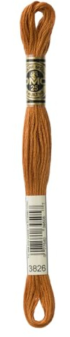 DMG Plaid Cotton Thread, Variegated for Stitching, 8 Metres