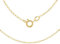 CARISSIMA Unisex-Halskette Rund Belcher 9 Karat 375 Gelbgold 20 zoll 1.14.1455