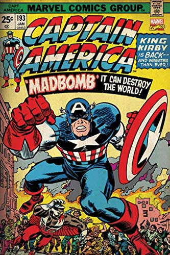 Marvel Retro 'Captain America - Madbomb' Maxi Poster,61 x 91.5 cm